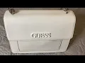 What s in my Guess purse Whats in my Guess White Crossbody