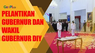 Jokowi Resmi Melantik Gubernur dan Wakil Gubernur DIY Periode 2022-2027