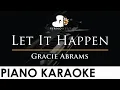 Download Lagu Gracie Abrams - Let It Happen - Piano Karaoke Instrumental Cover with Lyrics