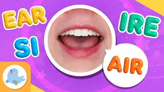 AIR EAR IRE SI Phonics for Kids 🦭 Group 8 🗣️🔤 English Phonics
