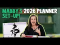 How Mabby Set Up Her 2026 Planner Laurel Denise Planners