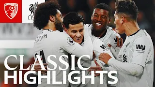 Classic Highlights: Bournemouth 0-4 Liverpool | Salah, Coutinho, Firmino!