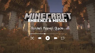 Golden Aspen Glade 2 Hours Of 4K Relaxing Minecraft Ambience 