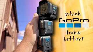 gopro video quality test mission 1 pro vs hero 13 vs hero 12 plus action 6 u0026 ace pro 2 