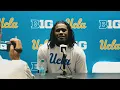 UCLA Football Postgame - Ta'Shawn James, at California (Sept. 5, 2026)