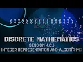 4 2 1 Discrete Math - Integer Representation and Algorithms