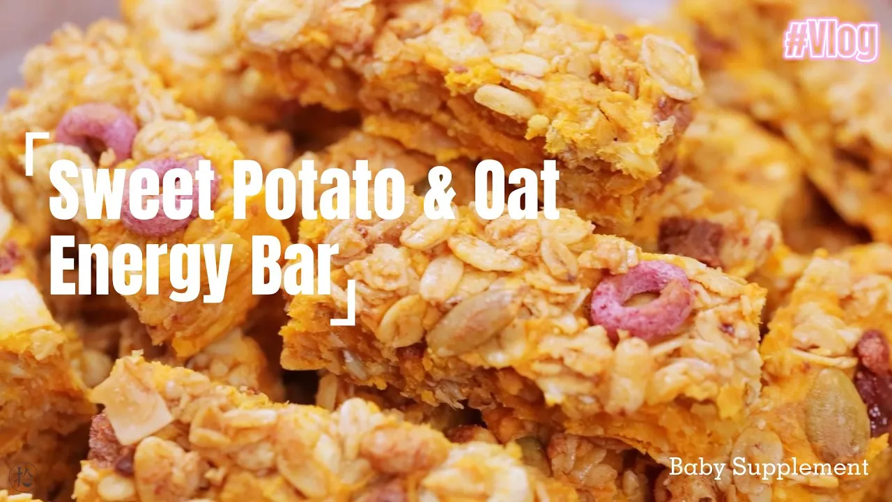 Baby Supplement - Sweet Potato Oatmeal Energy Bar, solid food, no oil, no sugar, healthy snack Baby Supplement - Sweet Potato Oatmeal Energy Bar, solid food, no oil, no sugar, healthy snack