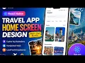 React Native Travel App UI Design Beautiful Home Screen Tutorial