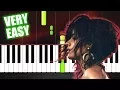 Lagu Camila Cabello - Havana - VERY EASY Piano Tutorial by PlutaX