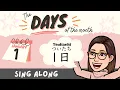 Download Lagu The Days of the Month Song  in Japanese【一日二日三日の歌】Written in Roma-ji \u0026 Hiragana \u0026 Kanji