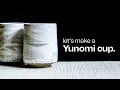 Making a Japanese Yunomi Teacup Pottery Wheel Throwing and Trimming Full process ASMR
