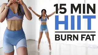 Download 15 min Intense HIIT for Fat Burn | Standing \u0026 No Equipment MP3