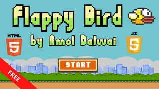 Flappy Bird Game Using JavaScript and HTML5