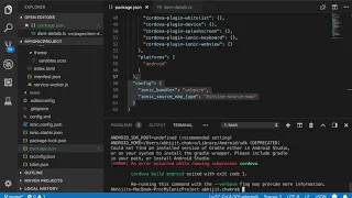 dubug ionic app ts codes on android simulator and device