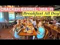 NICE Place for Breakfast all Day CRACKER BARREL Delicious Homestyle Food Middle Price