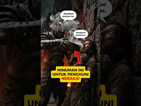 "Hamim" Minuman Penghuni Neraka😱🥶 #neraka #siksaneraka #ceritaislam #shorts