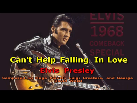 Download MP3 Can't Help Falling In Love - (HD Karaoke) (Original Version!) Elvis Presley