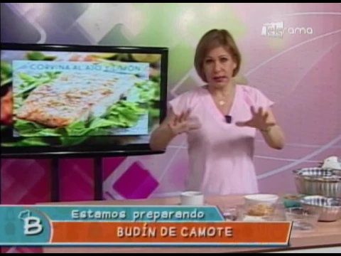 Budín de camote