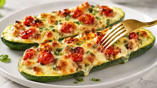 Sommerliches Abendessen mit nur 2 Zucchini! Ein italienisches Rezept, nach dem alle Nachbarn fragen
