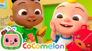 Yes Yes Fruits & Veggies with JJ and Friends! 🍊 CoComelon Nursery Rhymes