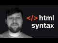 The General Rule of HTML Syntax