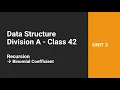 DS A Div Class 42 - Recursion