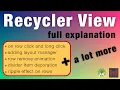 Recycler View with complete explanation Android