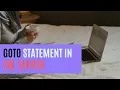 Goto Statement in Sql Server sql server goto tsql goto