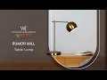 Rumor Mill Gold Study Table Lamp The White Teak Company by Asian Paints