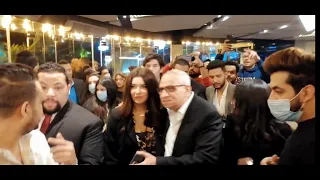 غادة عادل السبكى يقبلها امام ابنها وتدافع وخناقات عليها 