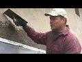 Completing a stucco patch around new windows using Fast Set from Lowes stores Non biased review