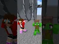 JJ and Mikey Running Away From Big Saw - Maizen Minecraft Animation