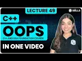 OOPS in One Shot Lecture 49 C and DSA Foundation Course