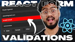 React Form Validations with YUP - Full Tutorial