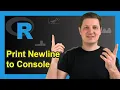 Print Character String to Newline of RStudio Console in R Example writeLines cat Functions