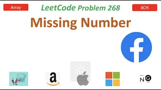 Missing Number LeetCode 268 Xor Sum Amazon Facebook Apple