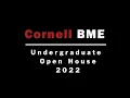 BME Ugrad Open House 2022
