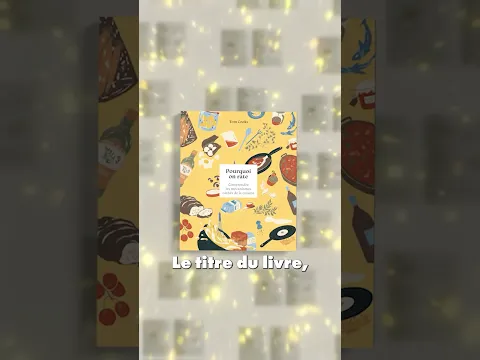 J'ai écrit un livre de cuisine... sans recettes.