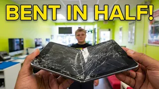 Deep Cleaning And Fixing Bent ipad! 