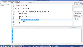 Java Tutorial For Beginners 11 The while Statements while Loops