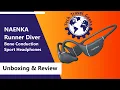 Naenka Runner Diver Bone Conduction Sport Headphones - Unboxing Review