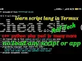 3 Learn Script Lang C Python Php js in Termux Tuttorial noroot on Android