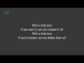 Biffy Clyro - A Little Love (Lyrics)