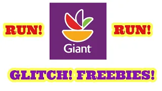 RUN GLITCH FREEBIES AT GIANT FOOD IN STORE