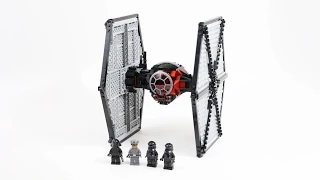 LEGO Star Wars First Order TIE Fighter (Timelapse & Review) - Set 75101