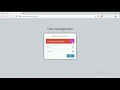 User management system with Codeigniter