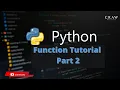 Function Tutorial Part 2 In Python Training Craw Security