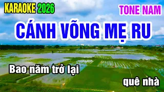 Karaoke Cánh Võng Mẹ Ru Tone Nam Nhạc Sống gia huy karaoke