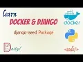 The easiest way to install django packages seed your DB with dummy data