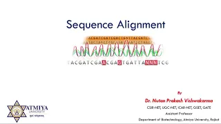 Bioinformatics Sequence Alignment Part 3 Needleman Wunsch Algorithm